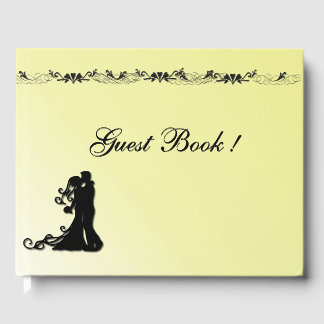Yellow Wedding Guest Book