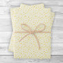 Yellow Wedding Heart-GetWell-Mothers Day-Valentine Wrapping Paper Sheets