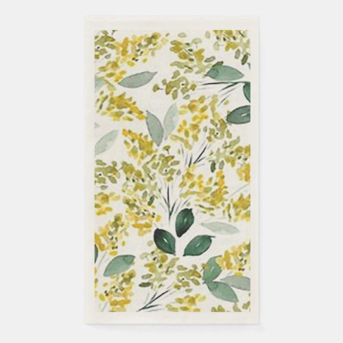 Yellow Wheat Paper Guest Towels