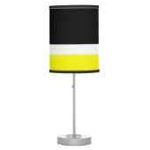 Yellow White Black Colorblock Table Lamp (Front)
