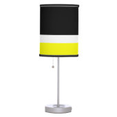 Yellow White Black Colorblock Table Lamp (Right)