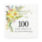 Yellow White Daffodil 100th Birthday Party