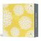 Yellow White Floral Monogram Pattern
