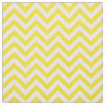 Yellow White LG Chevron ZigZag Pattern 12I Fabric