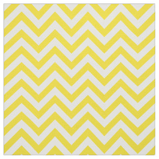 Yellow White LG Chevron ZigZag Pattern 12I Fabric