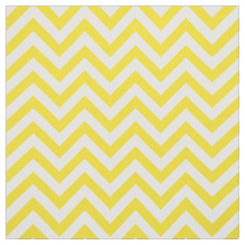 Yellow White LG Chevron ZigZag Pattern 12I Fabric