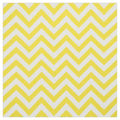 Yellow White LG Chevron ZigZag Pattern 12I Fabric