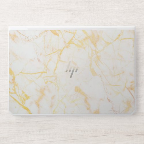 yellow white marble  HP EliteBook 1050 G1 HP Laptop Skin