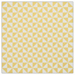 Yellow White Modern Triangles Pattern Fabric