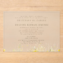 Yellow Wildflower Bride Parents 2 Venue Wedding II
