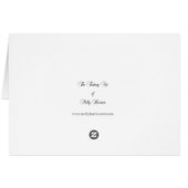 Yellow Wildflower Fairy Card (Back Horizontal)