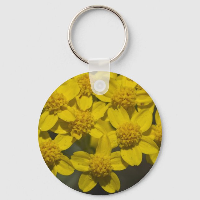 Yellow Wildflowers Keychain (Front)