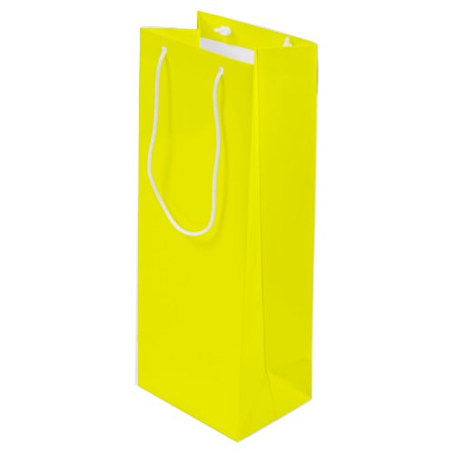 Yellow Wine Gift Bag