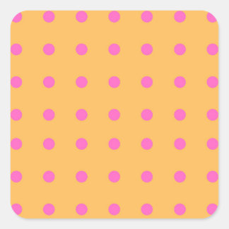 Yellow with Pink Dots_Fun Stickers