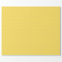 Wrapping Paper: Yellow Pin Dot gift Wrap, Birthday, Holiday