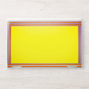 Yellow Wrap Around Rainbow HP Laptop Skin