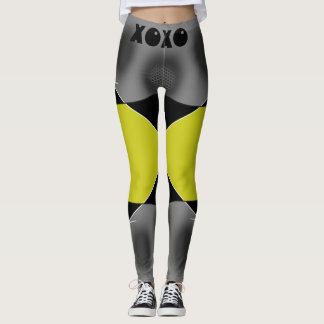 Yellow Xoxo Leggings