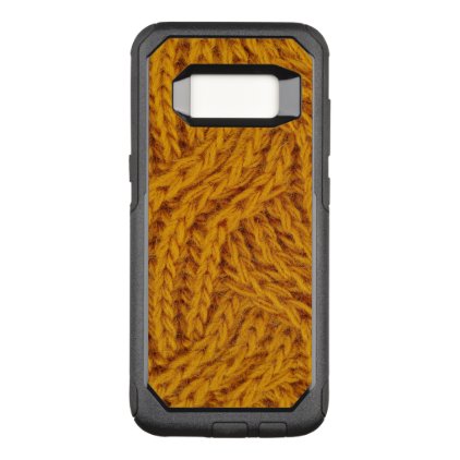 Yellow Yarn Knitted OtterBox Commuter Samsung Galaxy S8 Case