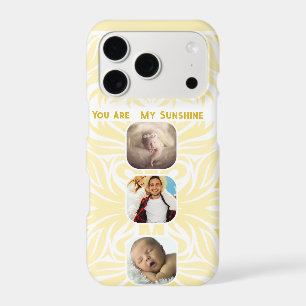 Yellow You Are My Sunshine Floral Photo Collage iPhone 17 Pro Case
