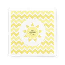Yellow You are my sunshine theme party Paper Napkins