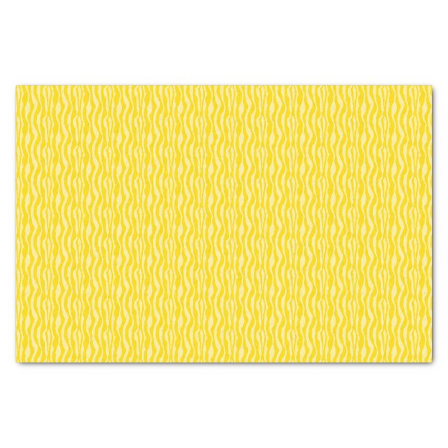 Yellow Zebra Print Pattern