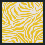 Yellow Zebra Stripes Preppy Wild Animal Print<br><div class="desc">Zebra Print – yellow and white pattern - wild animal print.</div>