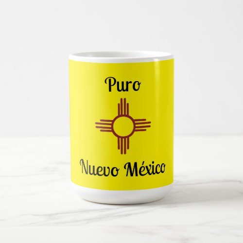 Yellow Zia Sun Puro Nuevo Mexico Coffee Mug
