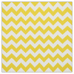 Yellow Zigzag, Yellow Chevron, Geometric Pattern Fabric