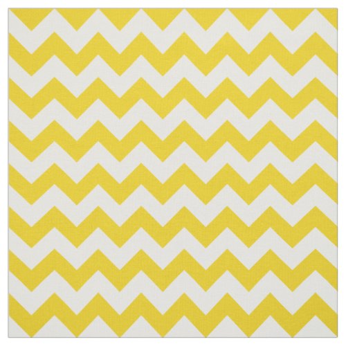 Yellow Zigzag Yellow Chevron Geometric Pattern Fabric