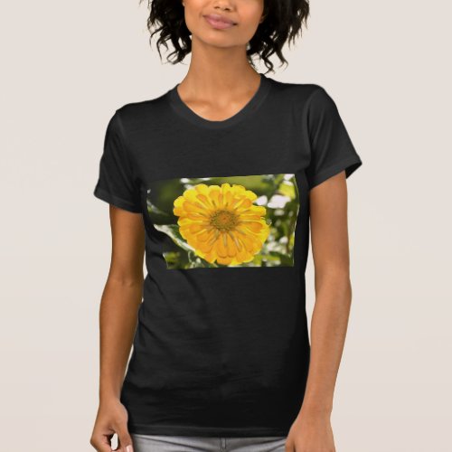 Yellow zinnia yellow daisy yellow flower T_Shirt