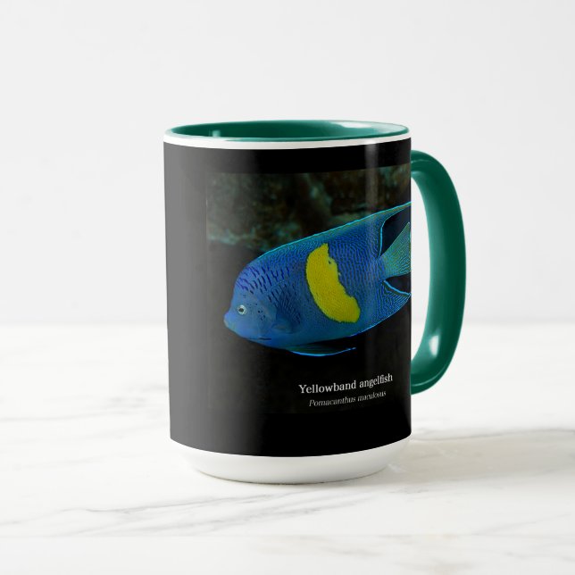 Yellowbar angelfish mug (Front Right)