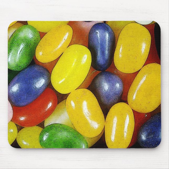 Yellowbluegreen Mouse Pad (Front)