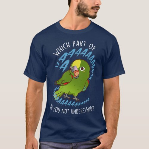 Yellowcrowned Amazon Parrot Aaaa T_Shirt