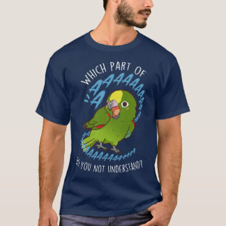 Yellowcrowned Amazon Parrot Aaaa T-Shirt