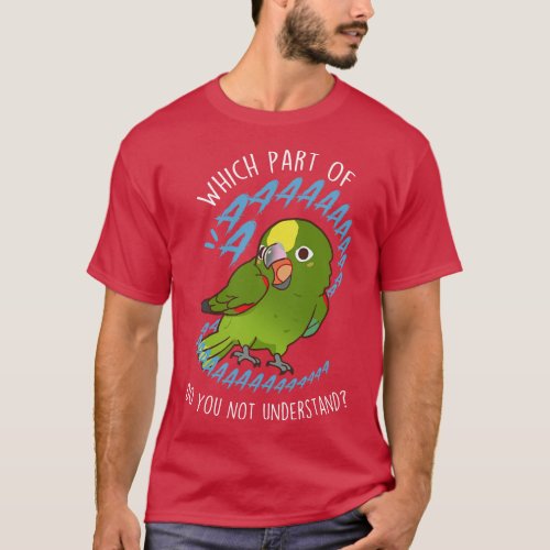 Yellowcrowned Amazon Parrot Aaaa T_Shirt
