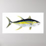 Yellowfin Tuna Artwork Poster