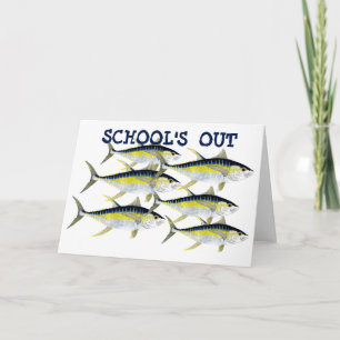 Yellowfin Tuna Greetings Card