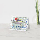 Yellowfin Tuna Holiday Card