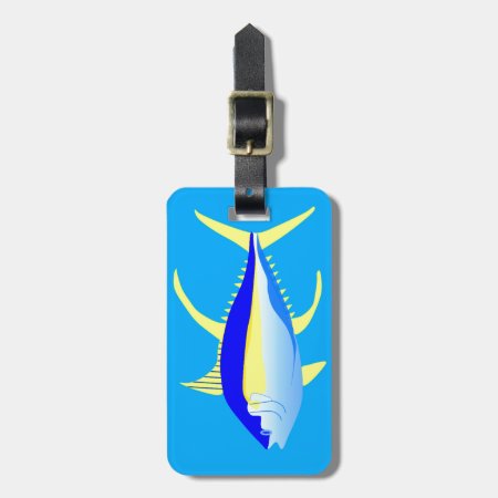 Yellowfin Tuna Luggage Tag