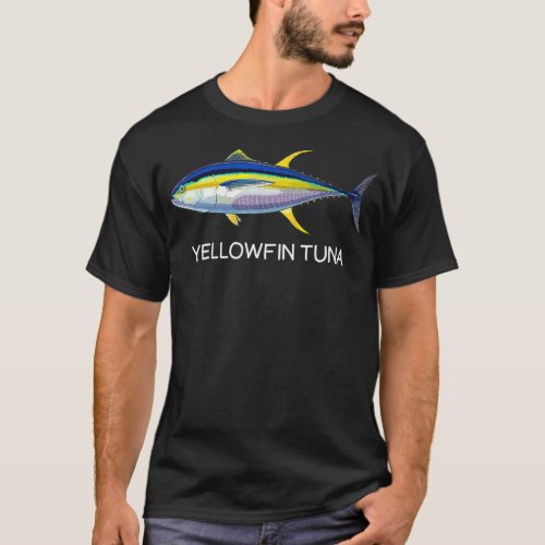 Yellowfin Tuna Saltwater Game Fish  T_Shirt