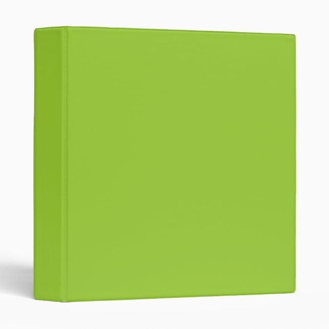 YellowGreen 3 Ring Binder (Front/Spine)