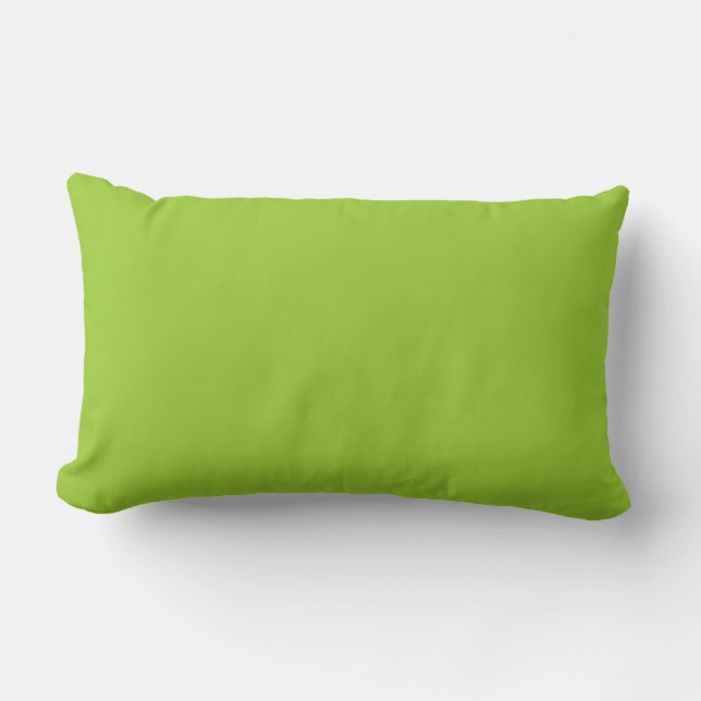 YellowGreen Lumbar Pillow (Front)