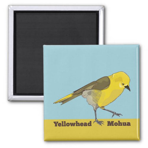 Yellowhead Mohua Magnet