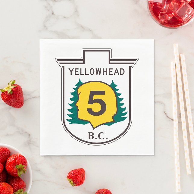 Yellowhead Road Sign Napkins (Creator Uploaded)