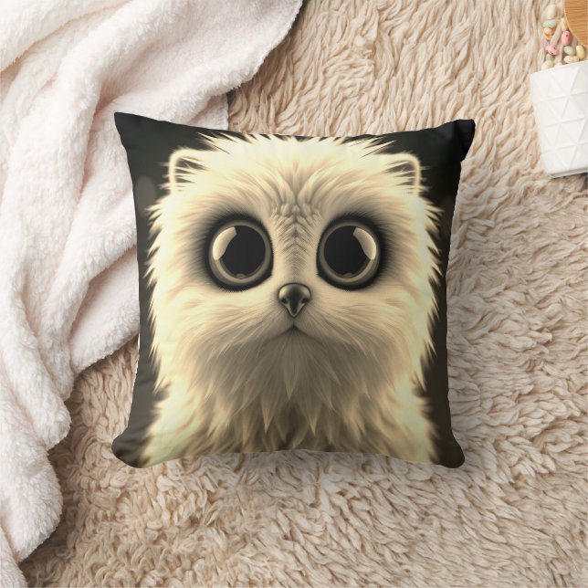 Yellowish Cutes Throw Pillow (Blanket)