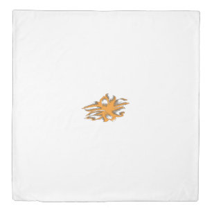 Yellowish Orange, Orangy Yellow decorative Duvet Cover