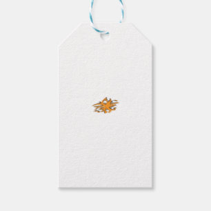 Yellowish Orange, Orangy Yellow decorative Gift Tags