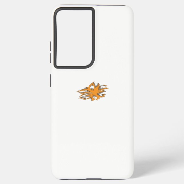 Yellowish Orange, Orangy Yellow  decorative Samsung Galaxy Case (Back)
