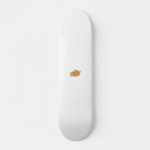 Yellowish Orange Orangy Yellow  decorative Skateboard