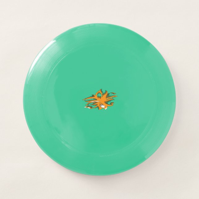 Yellowish Orange, Orangy Yellow  decorative Wham-O Frisbee (Front)